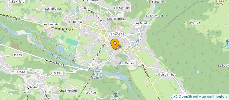 localisation de l'entreprise INDIVISION PITOIS  SAMOENS