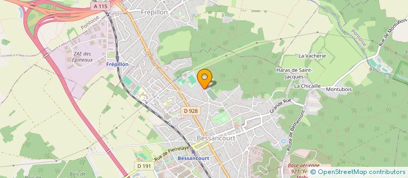 localisation de l'entreprise INDIVISION PITRE MAROELLI  BESSANCOURT