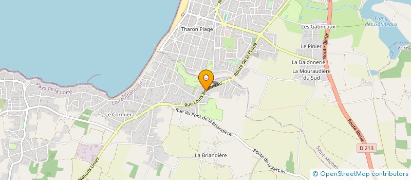 localisation de l'entreprise INDIVISION PIVETEAU MARTIN  LA PLAINE-SUR-MER