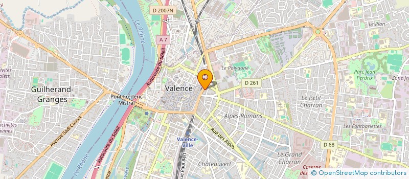 localisation de l'entreprise INDIVISION PLACE à VALENCE