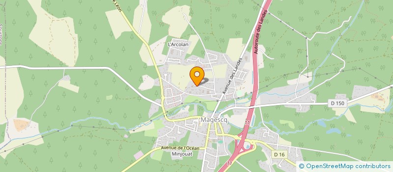 localisation de l'entreprise INDIVISION PLAISANCE DIDIER ET PASCAL  MAGESCQ