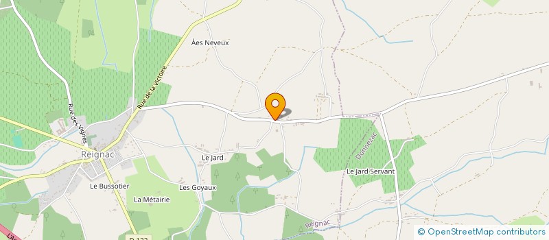 localisation de l'entreprise INDIVISION PLANCHENAULT GERON à REIGNAC