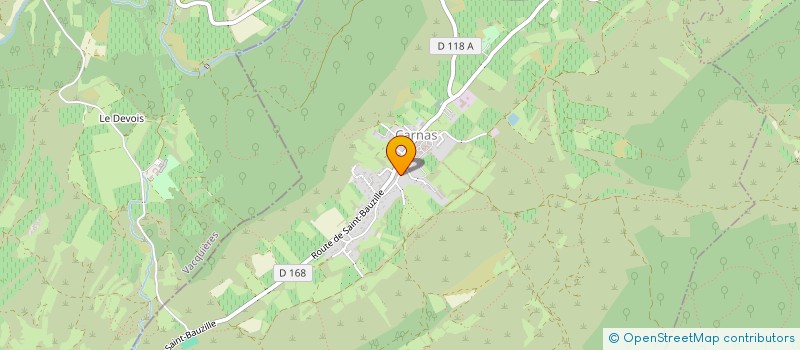 localisation de l'entreprise INDIVISION PLANCHERON-VIALA  CARNAS