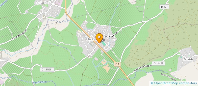 localisation de l'entreprise INDIVISION PLANE à PLAISSAN