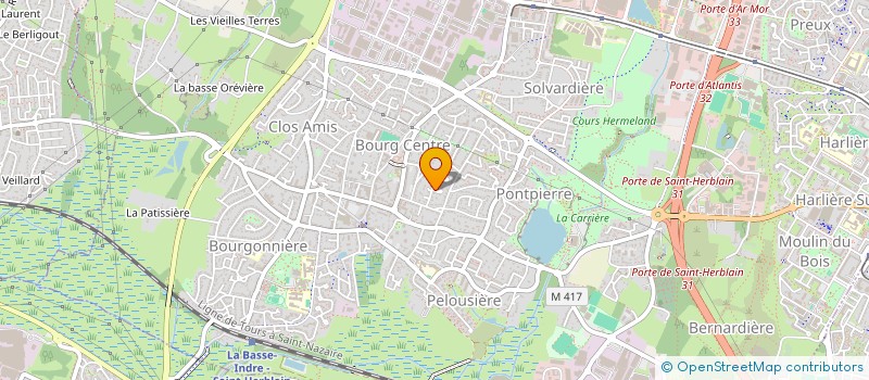 localisation de l'entreprise INDIVISION PLANTARD POULAIN  SAINT-HERBLAIN