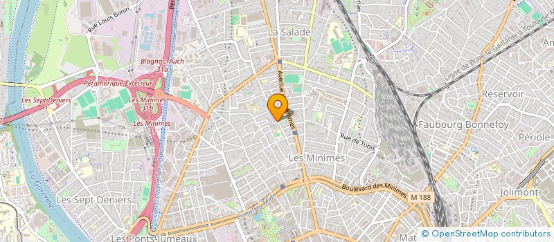 localisation de l'entreprise INDIVISION PLANTEROSE LAURENCE ET THIERRY  TOULOUSE