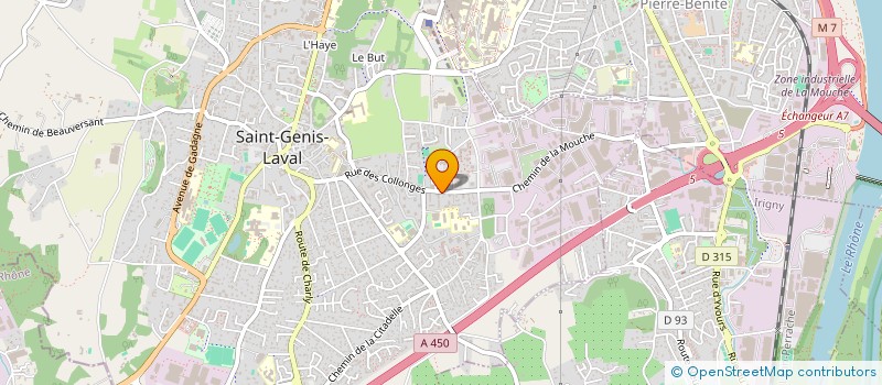 localisation de l'entreprise INDIVISION PLATARET NICOLAS ET AUDREY  SAINT-GENIS-LAVAL