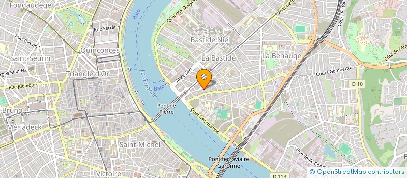 localisation de l'entreprise INDIVISION PLATEAU  BORDEAUX