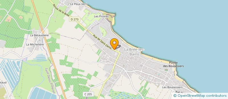 localisation de l'entreprise INDIVISION PLISSON ET SPINOUSE  LA BREE-LES-BAINS