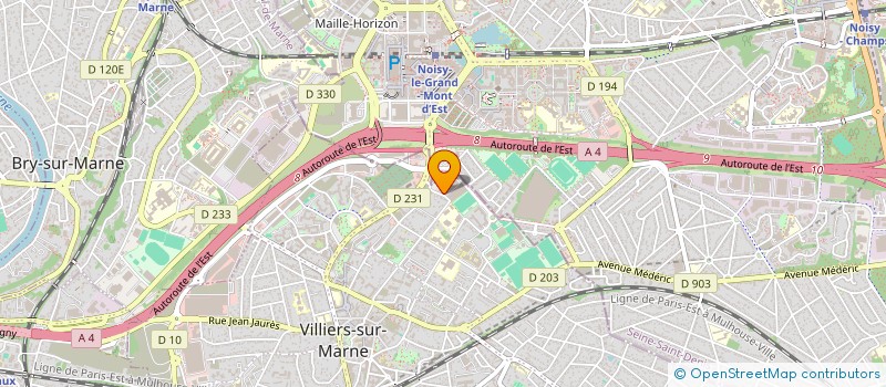 localisation de l'entreprise INDIVISION PLUMERAND LAURENT & MARQUAND SANDIE  VILLIERS-SUR-MARNE