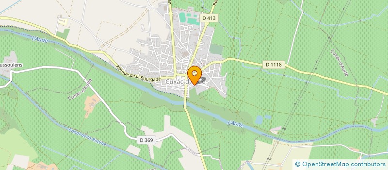 localisation de l'entreprise INDIVISION POEHERE  CUXAC-D'AUDE