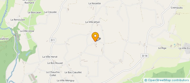 localisation de l'entreprise INDIVISION POILBOUT à LE MENE