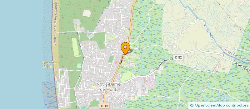 localisation de l'entreprise INDIVISION POILLY ET JACQUES  NOTRE-DAME-DE-MONTS