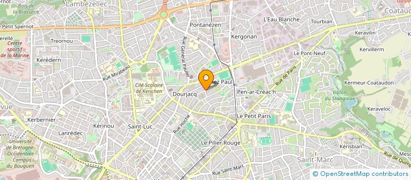 localisation de l'entreprise INDIVISION POILVERT ET FROUGET à BREST