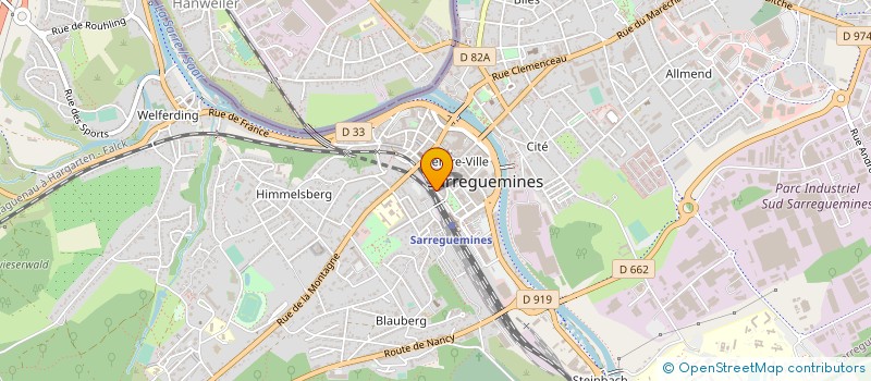 localisation de l'entreprise INDIVISION POINSIGNON FRERES à SARREGUEMINES