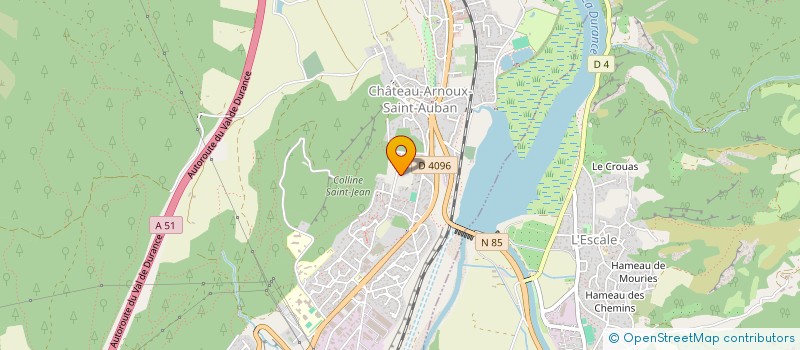 localisation de l'entreprise INDIVISION POINT MASSON  CHATEAU-ARNOUX-SAINT-AUBAN