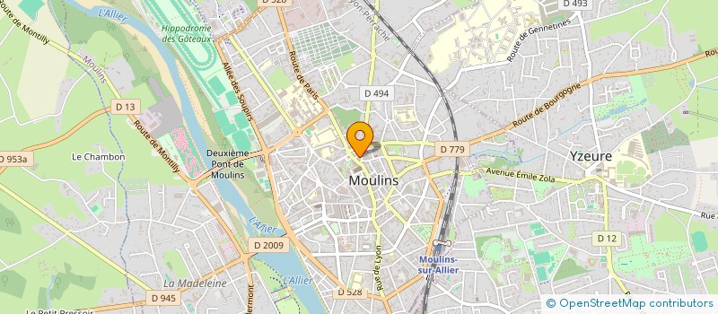 localisation de l'entreprise INDIVISION POINTU à MOULINS
