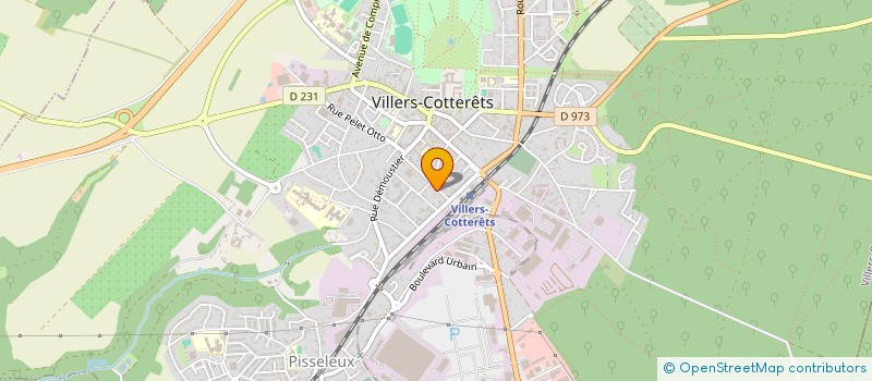 localisation de l'entreprise INDIVISION POIRIER à VILLERS-COTTERETS