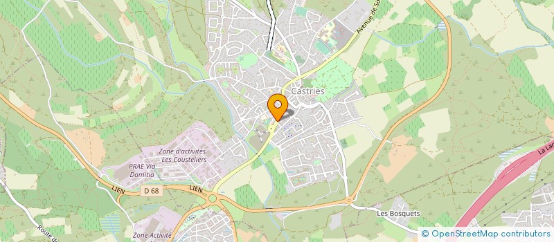 localisation de l'entreprise INDIVISION POIRIER-SCHALLER  CASTRIES