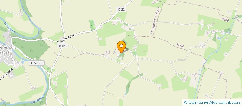 localisation de l'entreprise INDIVISION POIRRIER  ASNIERES-SUR-VEGRE