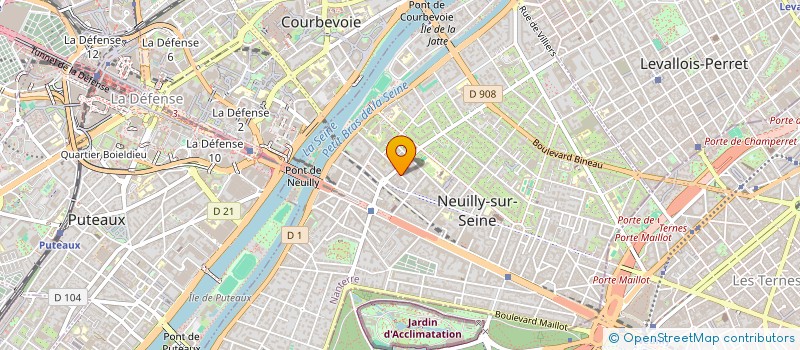 localisation de l'entreprise INDIVISION POISSENOT à NEUILLY-SUR-SEINE