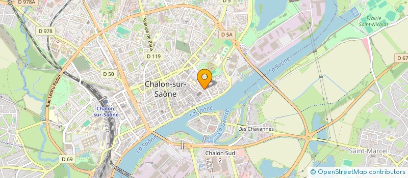 localisation de l'entreprise INDIVISION POISSON à CHALON-SUR-SAONE