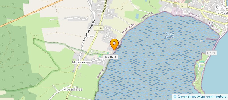 localisation de l'entreprise INDIVISION POISSON GRANDGUILLOTTE  QUETTEHOU