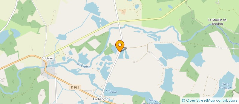 localisation de l'entreprise INDIVISION POITEVIN à MEZIERES-EN-BRENNE