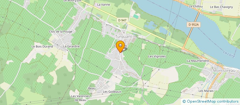 localisation de l'entreprise INDIVISION POITEVIN PIERRE ANNE-MARIE  TURQUANT