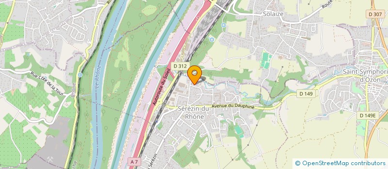 localisation de l'entreprise INDIVISION POLI / KIBLER  SEREZIN-DU-RHONE