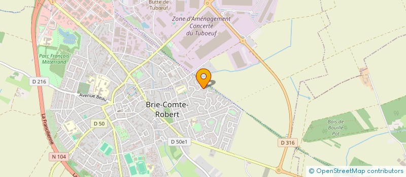 localisation de l'entreprise INDIVISION POLIZZI ET GASTINEAU  BRIE-COMTE-ROBERT