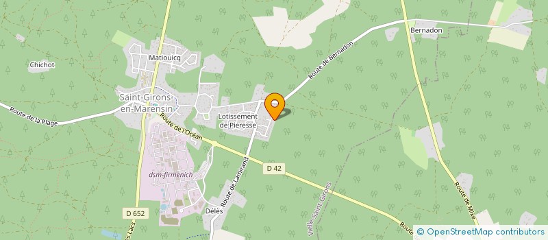 localisation de l'entreprise INDIVISION POMINI - SENDE  VIELLE-SAINT-GIRONS