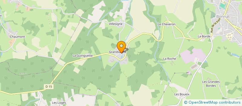 localisation de l'entreprise INDIVISION POMMIER  BONNAT