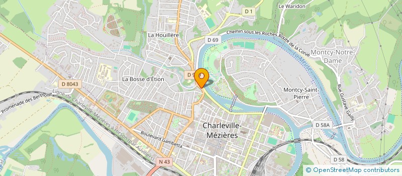 localisation de l'entreprise INDIVISION PONCELET E & C à CHARLEVILLE-MEZIERES