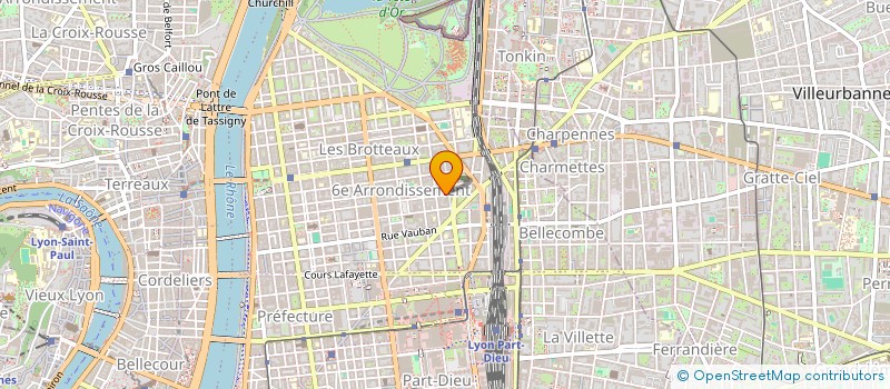 localisation de l'entreprise INDIVISION PONCET  LYON