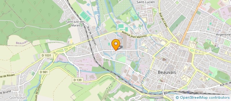 localisation de l'entreprise INDIVISION  PONCET - BONDEAU  BEAUVAIS