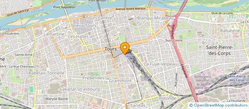 localisation de l'entreprise INDIVISION PONDI JEAN-CHRISTOPHE ET QUINIO SOPHIE  TOURS