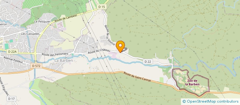 localisation de l'entreprise INDIVISION PONS ANDRE  LA BARBEN