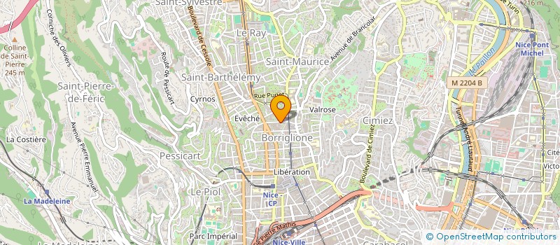 localisation de l'entreprise INDIVISION PONS FAURY  NICE