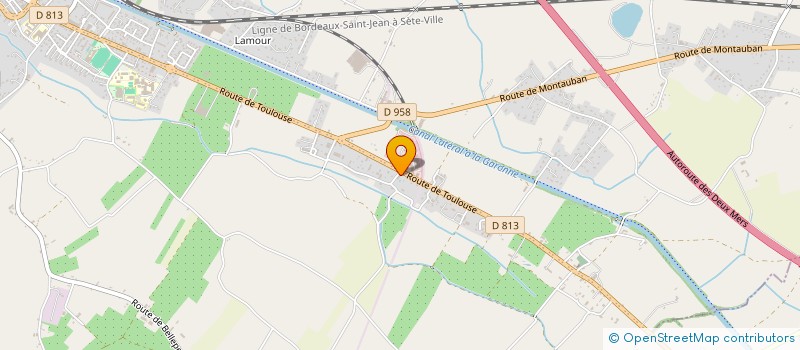 localisation de l'entreprise INDIVISION PONS MARIE CHRISTINE ET BAURAIN CAROLE  CASTELSARRASIN