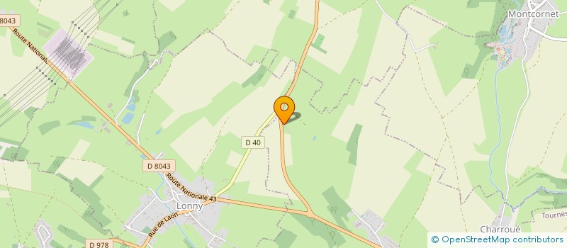 localisation de l'entreprise INDIVISION PONSART BERNARD  MONTCORNET