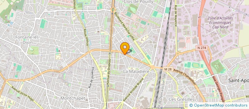 localisation de l'entreprise INDIVISION PONTAILLER-ROYER à DIJON