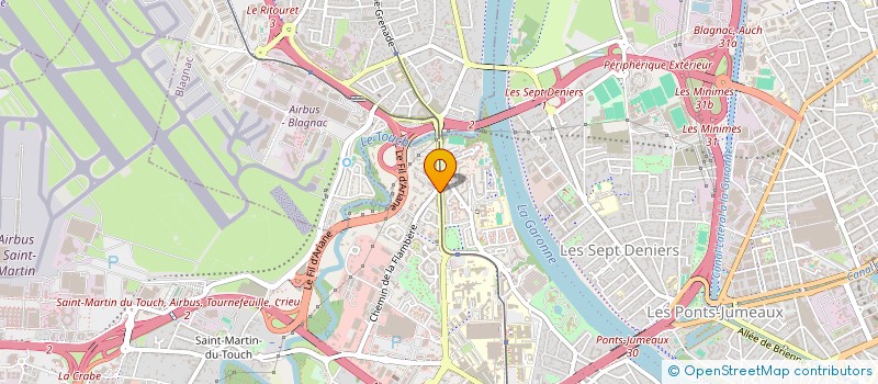 localisation de l'entreprise INDIVISION PONTIER / FROPPIER SEBASTIEN ET MARLENE à TOULOUSE