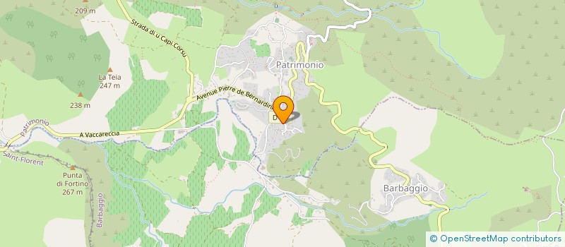 localisation de l'entreprise INDIVISION PONZEVERA à PATRIMONIO