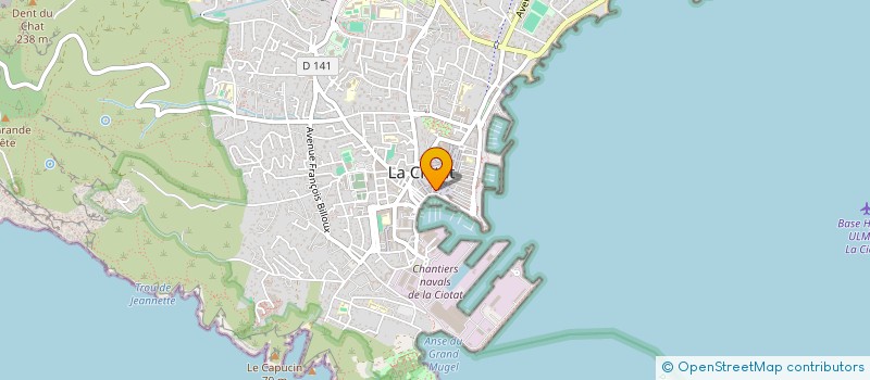 localisation de l'entreprise INDIVISION PONZO MAGALI ET ANDRE  LA CIOTAT