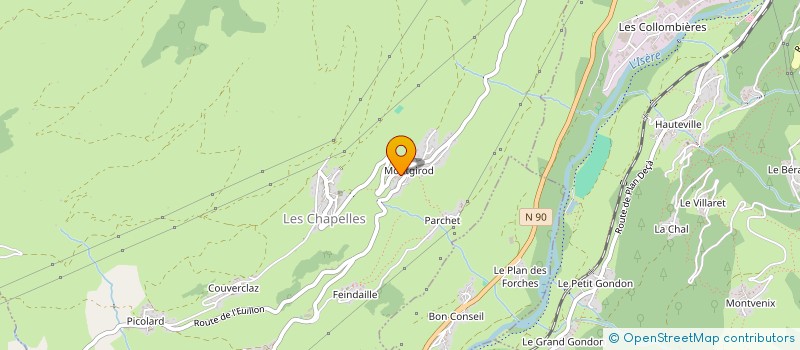 localisation de l'entreprise INDIVISION POPIEL  BOURG-SAINT-MAURICE