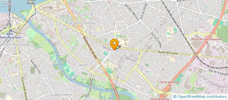localisation de l'entreprise INDIVISION POQUET à NANTES