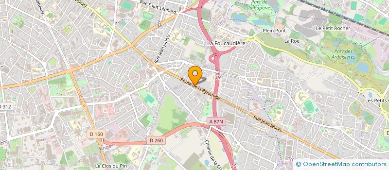 localisation de l'entreprise INDIVISION PORCHER - DASYLVA à ANGERS