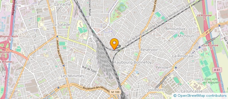 localisation de l'entreprise INDIVISION PORCHERON THOMAS ET JULIE à TOULOUSE