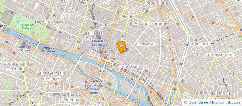 localisation de l'entreprise INDIVISION PORENTRU / FRANCOIS  PARIS